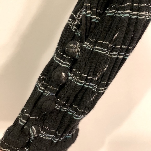 Free People Girlfriend top black combo size small - Picture 5 of 12